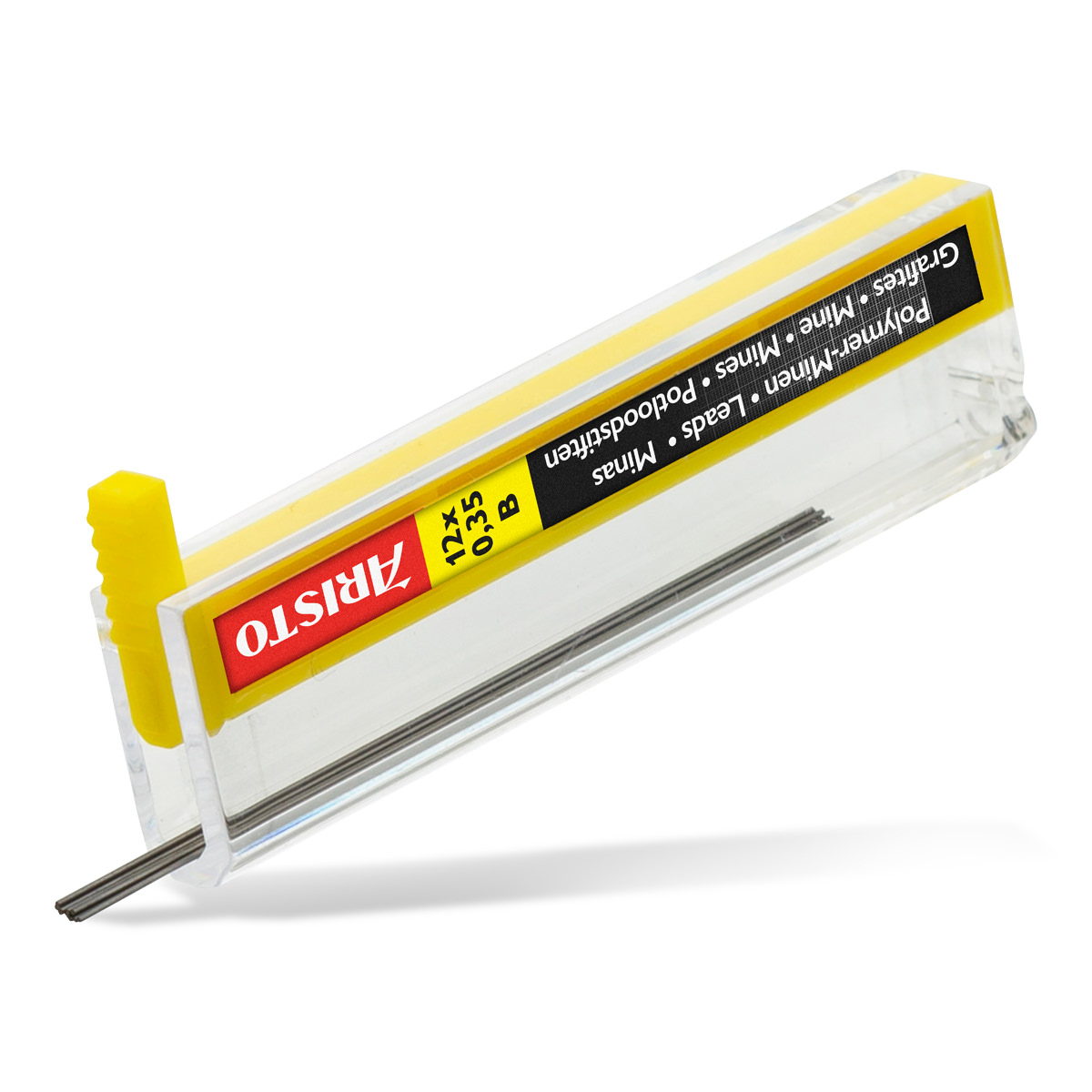 Aristo Feinminen Hi-Polymer 0,3 B, Dose mit 12 Minen 