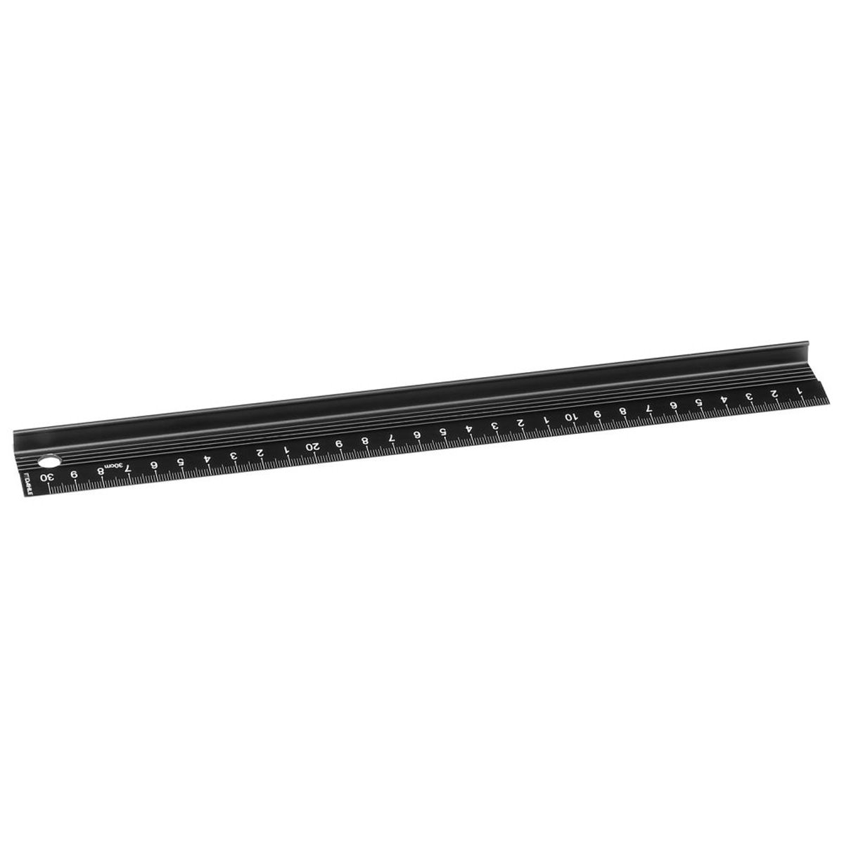 Dahle Schneidelineal Aluminium 30 cm Schnitt- & Schmierschutz, Rutschstopp 