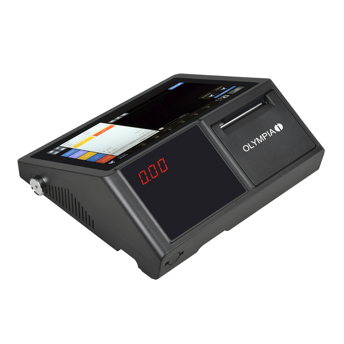 Olympia T110 Registrierkasse ohne TSE-Lizenz, 25,7cm Touchdisplay, 100 Bediener, Android 11
