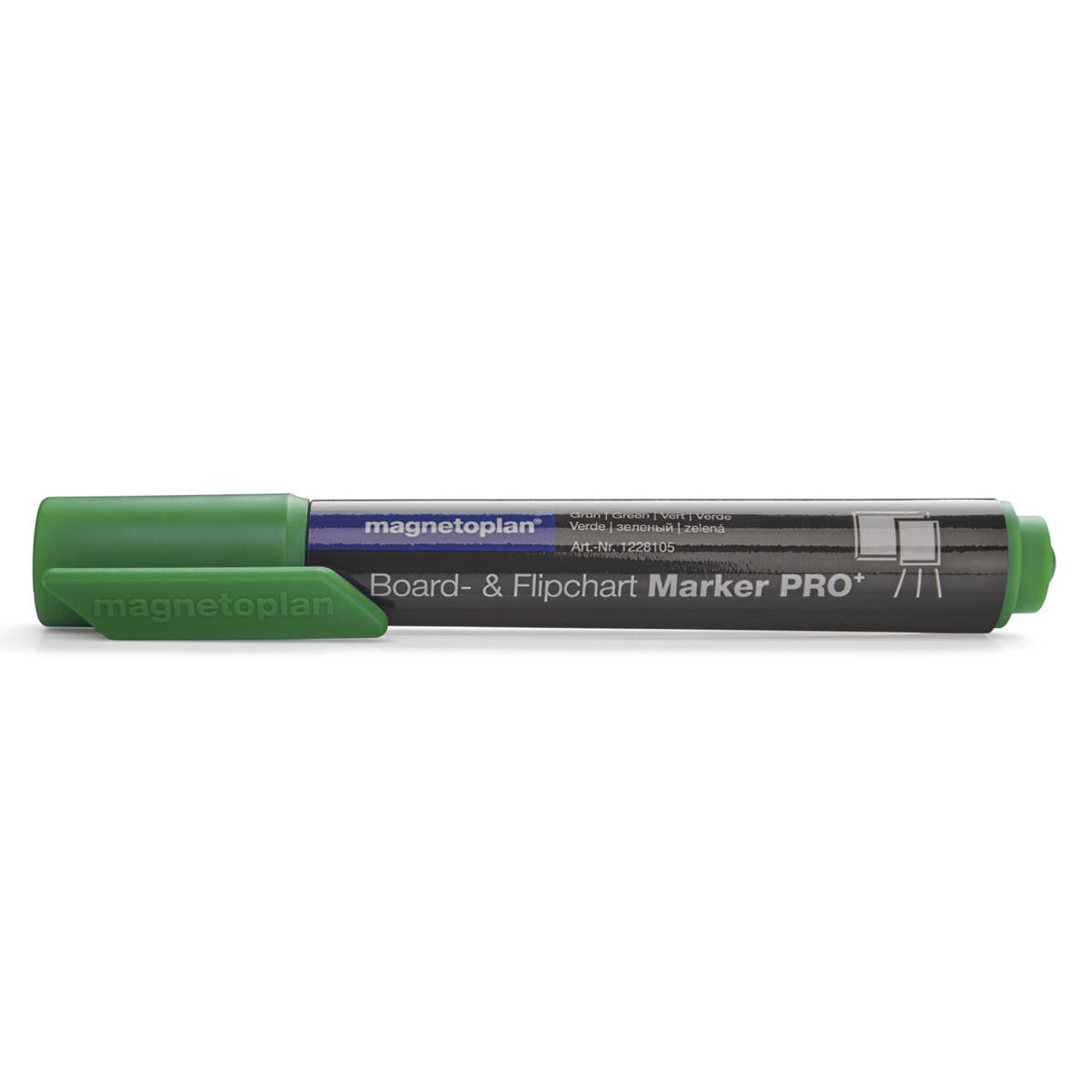 Magnetoplan 12281105 Board- und Flipchartmarker PRO+ grün