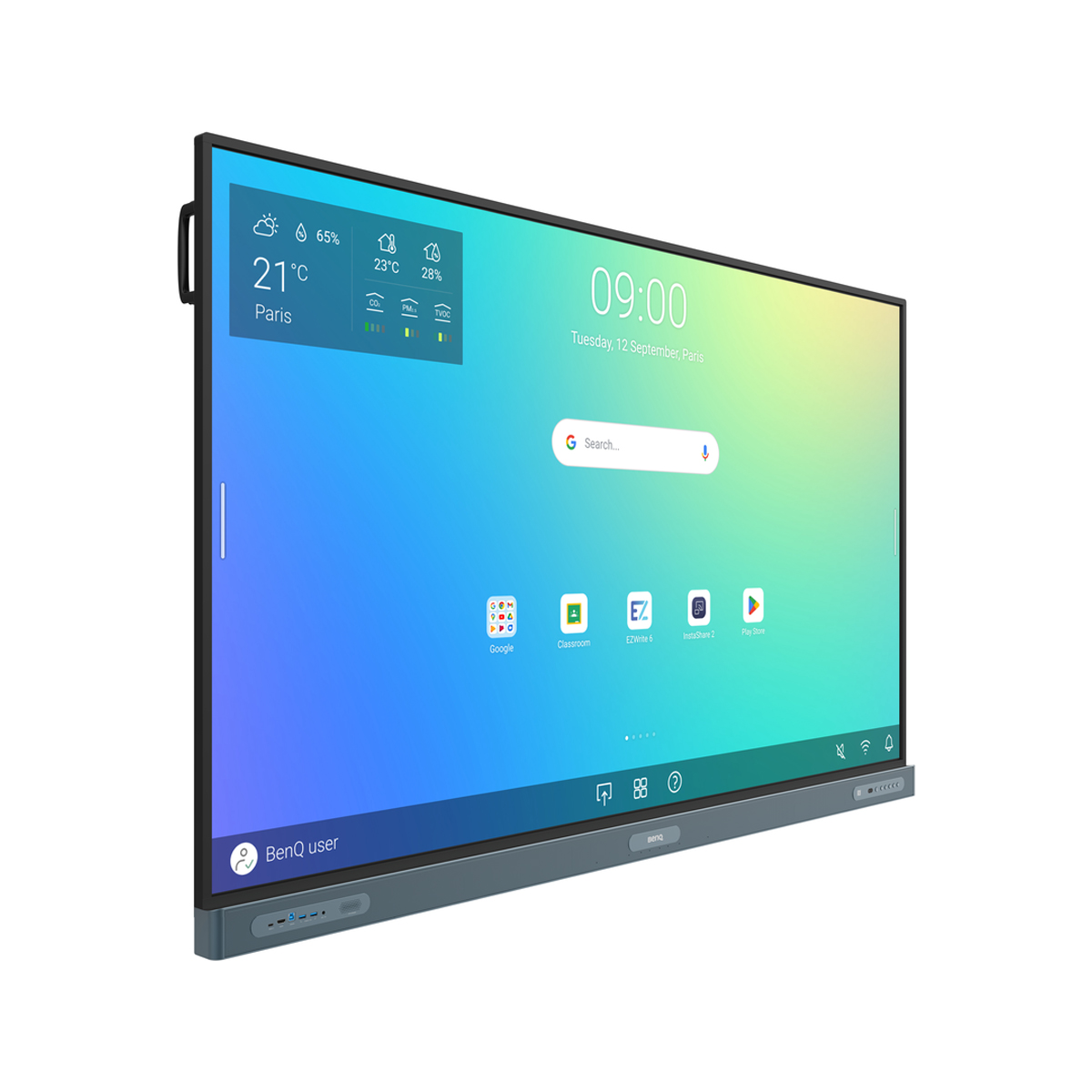 BenQ RP6504 4K-UHD Smart Board 65 Zoll 
