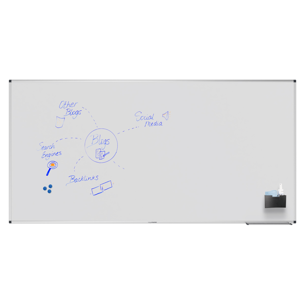 Legamaster 7-108256 Whiteboard UNITE PLUS 180 x 90 cm Legamaster 7-108256 Whiteboard UNITE PLUS 180 x 90 cm
