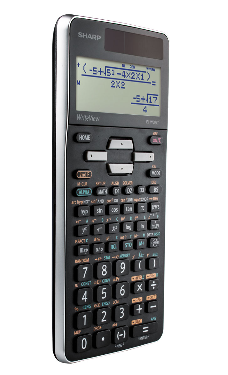 Sharp EL-W506T GY Schulrechner grau 