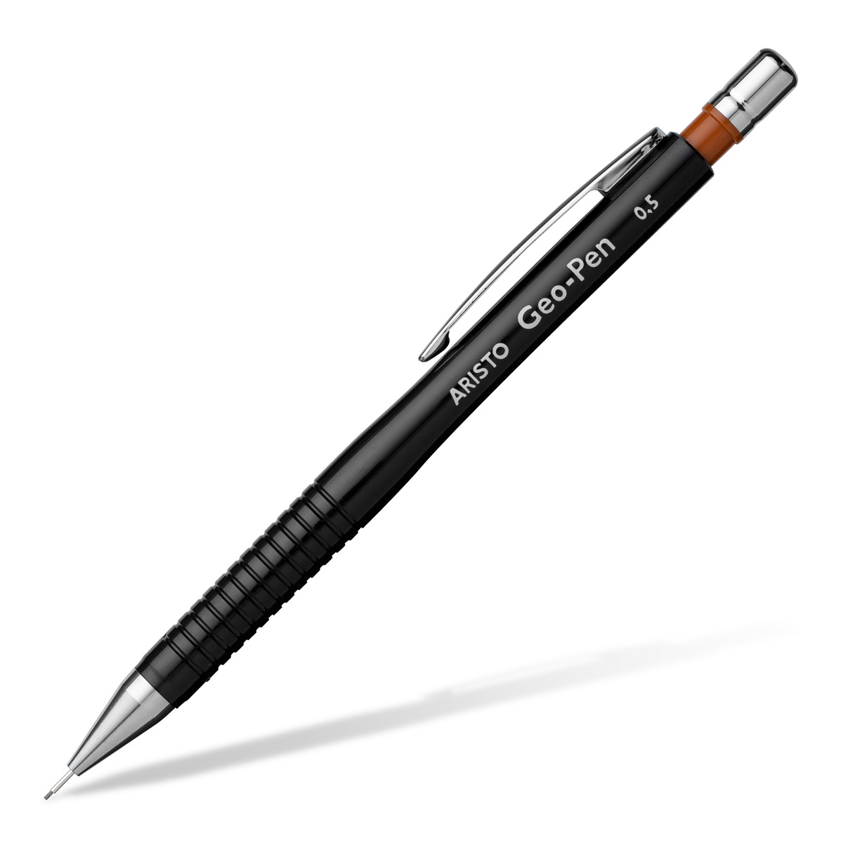Aristo Feinminenstift Geo-Pen schwarz 0,5 mm mit gefederter Minenführung 