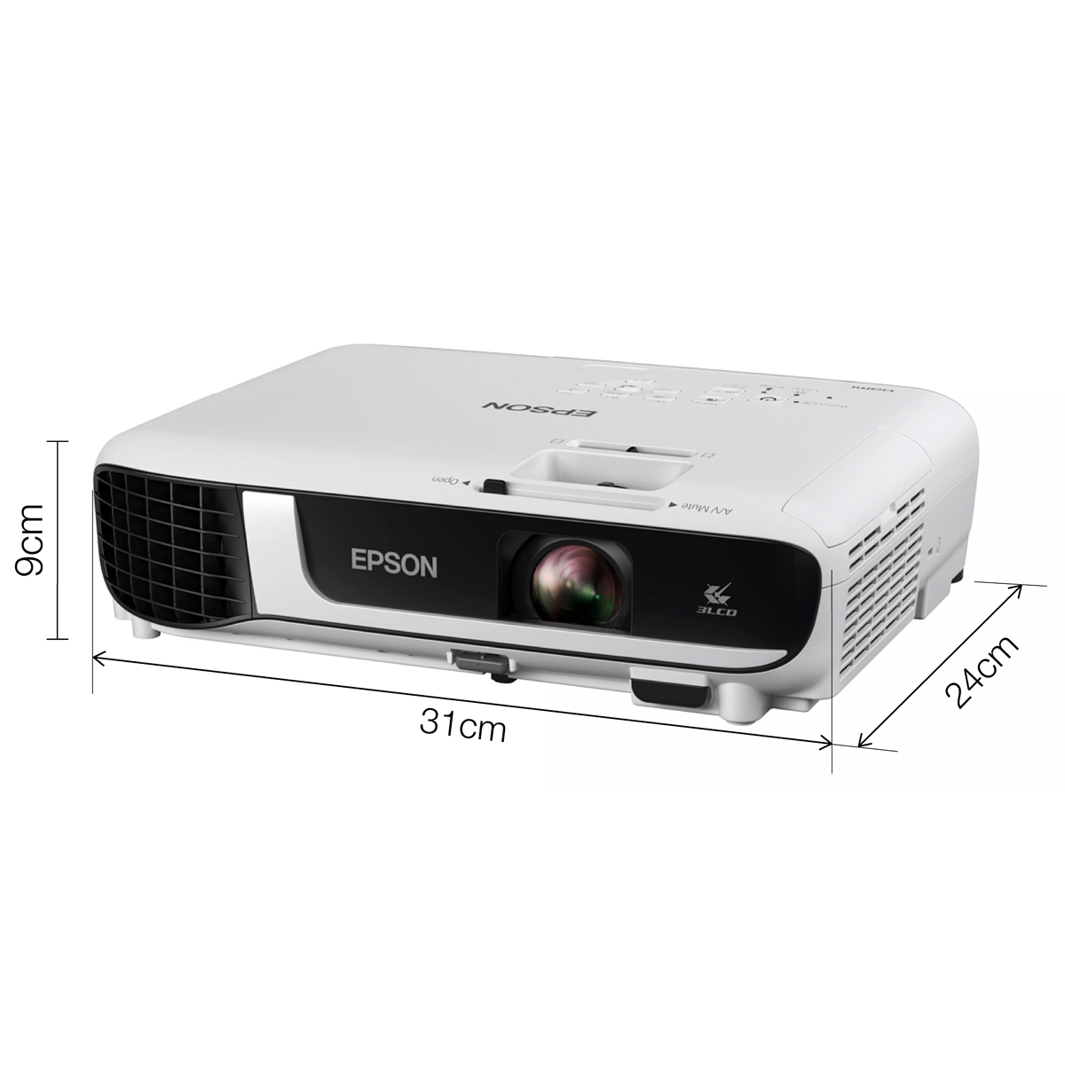 Epson EB-W51 mobiler WXGA-Projektor 