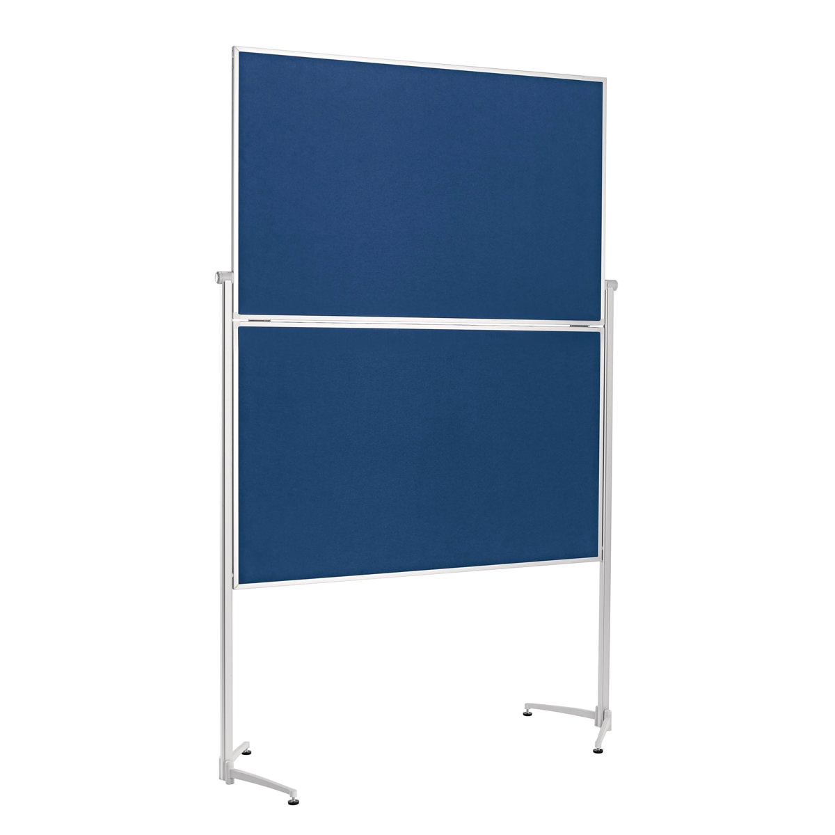 Magnetoplan 1151303 Design-Moderatorentafel evolution plus klappbar, Filz, blau