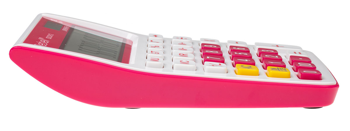 Rebell SDC 912+ Taschenrechner in pink 