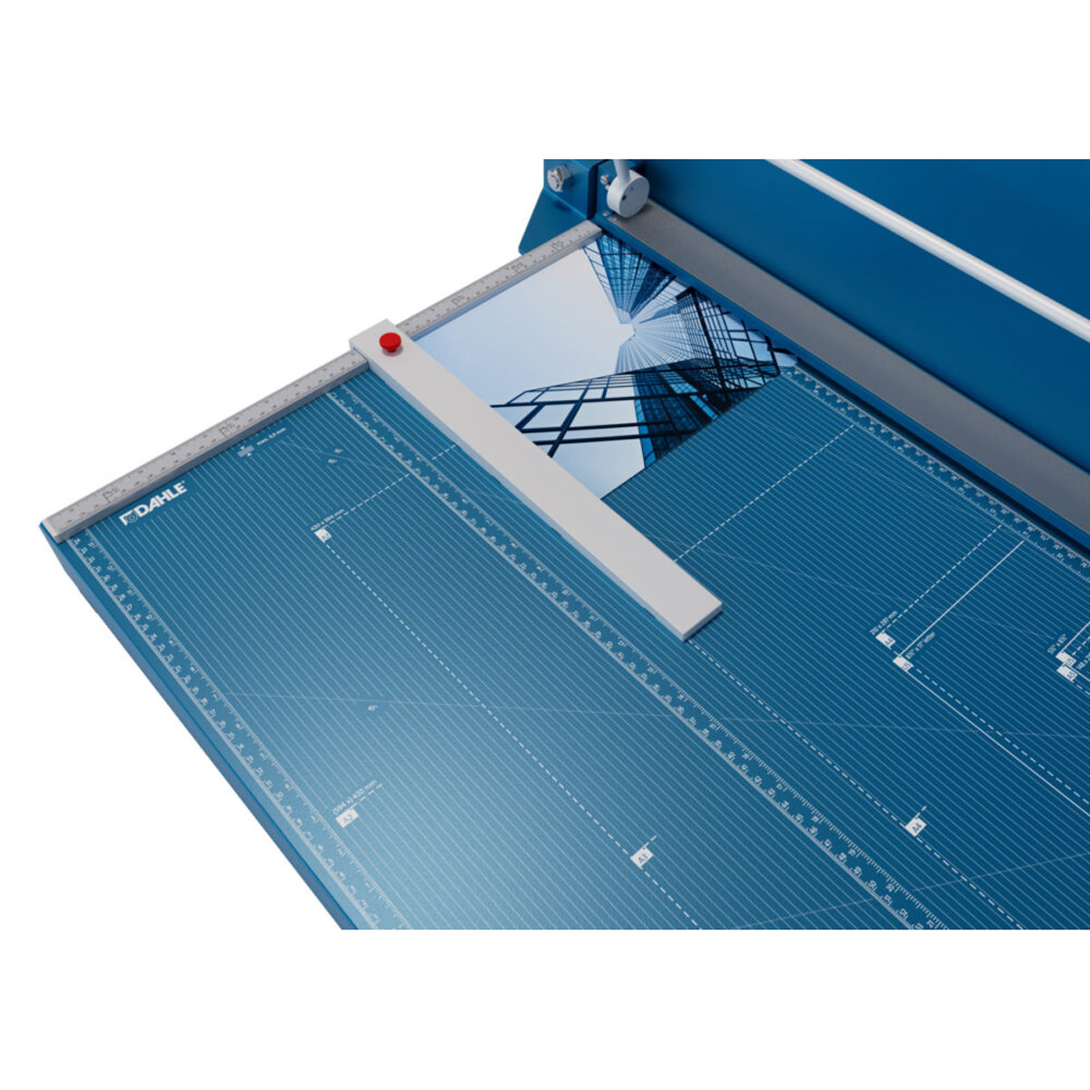 Dahle Hebel-Schneidemaschine 519 700 mm A2, 35 Blatt, Bügelpressung 