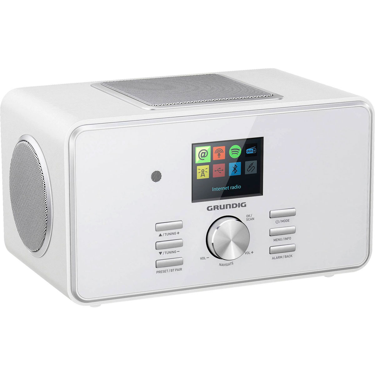 Grundig DTR 6000 X White Premium Radio, 28 Watt