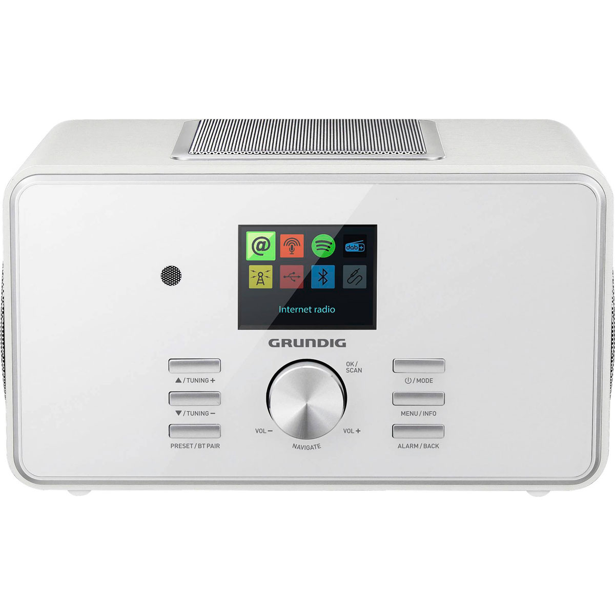 Grundig DTR 6000 X White Premium Radio, 28 Watt