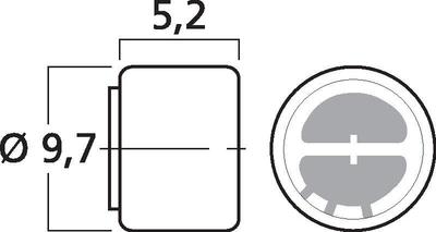 MONACOR MCE-404U Qualitäts-Backelektret-Mikrofonkapsel