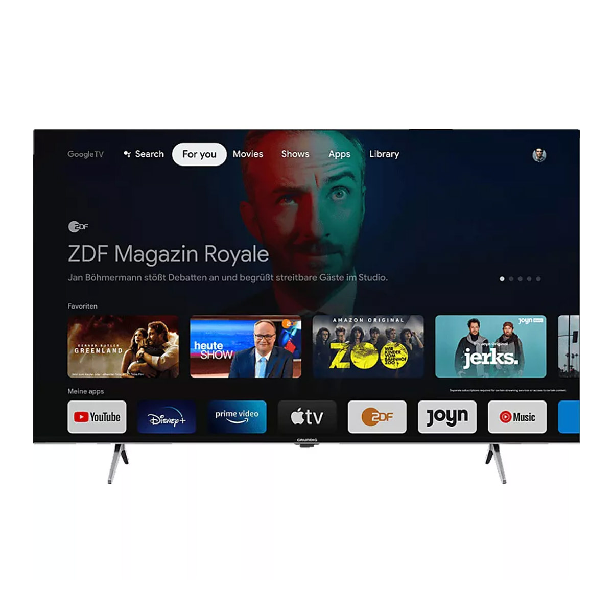 Grundig 75'' (189cm) GUB 7340 4K LED Smart TV, Micro Dimming, 16:9, PVR ready, Time Shift