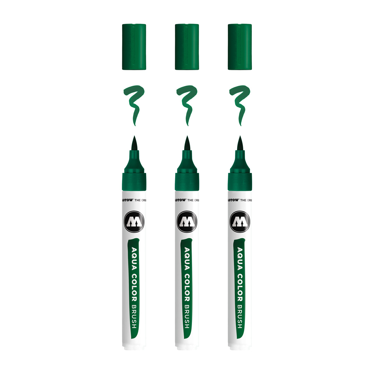 Molotow Marker AQUA COLOR BRUSH Nr. 015, dunkelgrün 