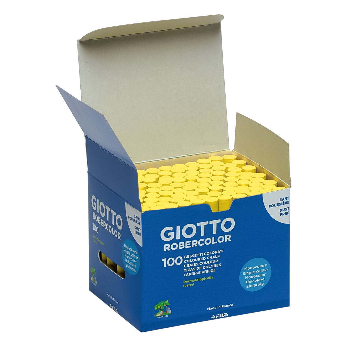 Giotto Robercolor-Kreide, Gelb, 100 Stück 