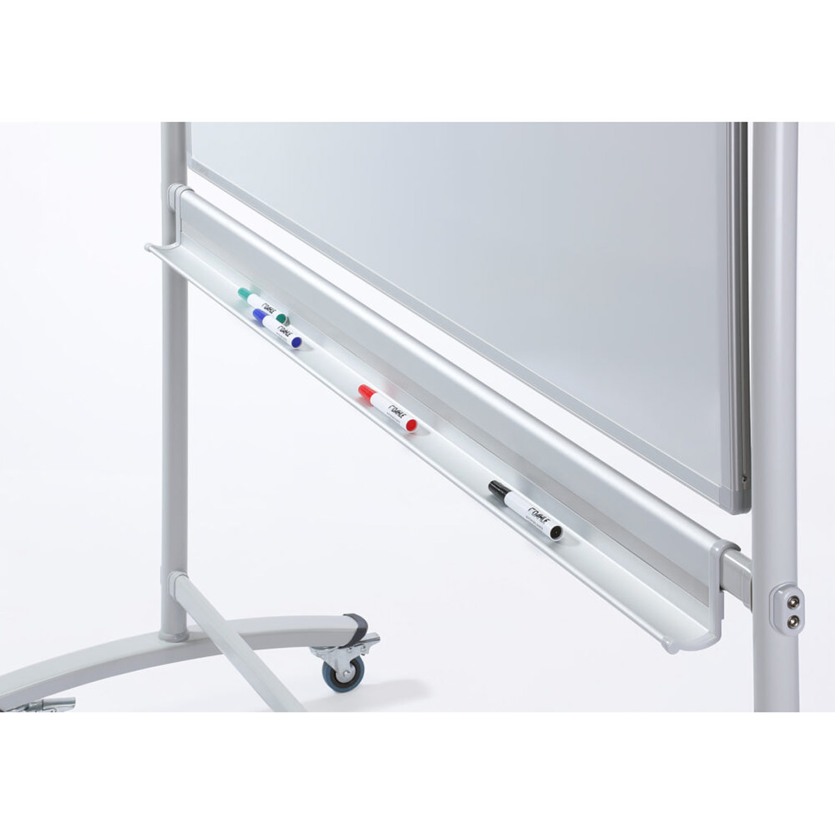 Dahle Whiteboard Basic 100 x 150 cm mobil, beidseitig weiß lackiert 