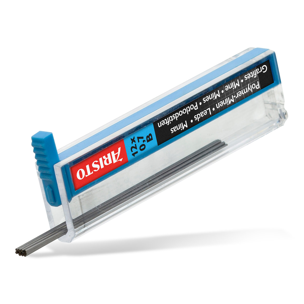 Aristo Feinminen Hi-Polymer 0,7 B, Dose mit 12 Minen 