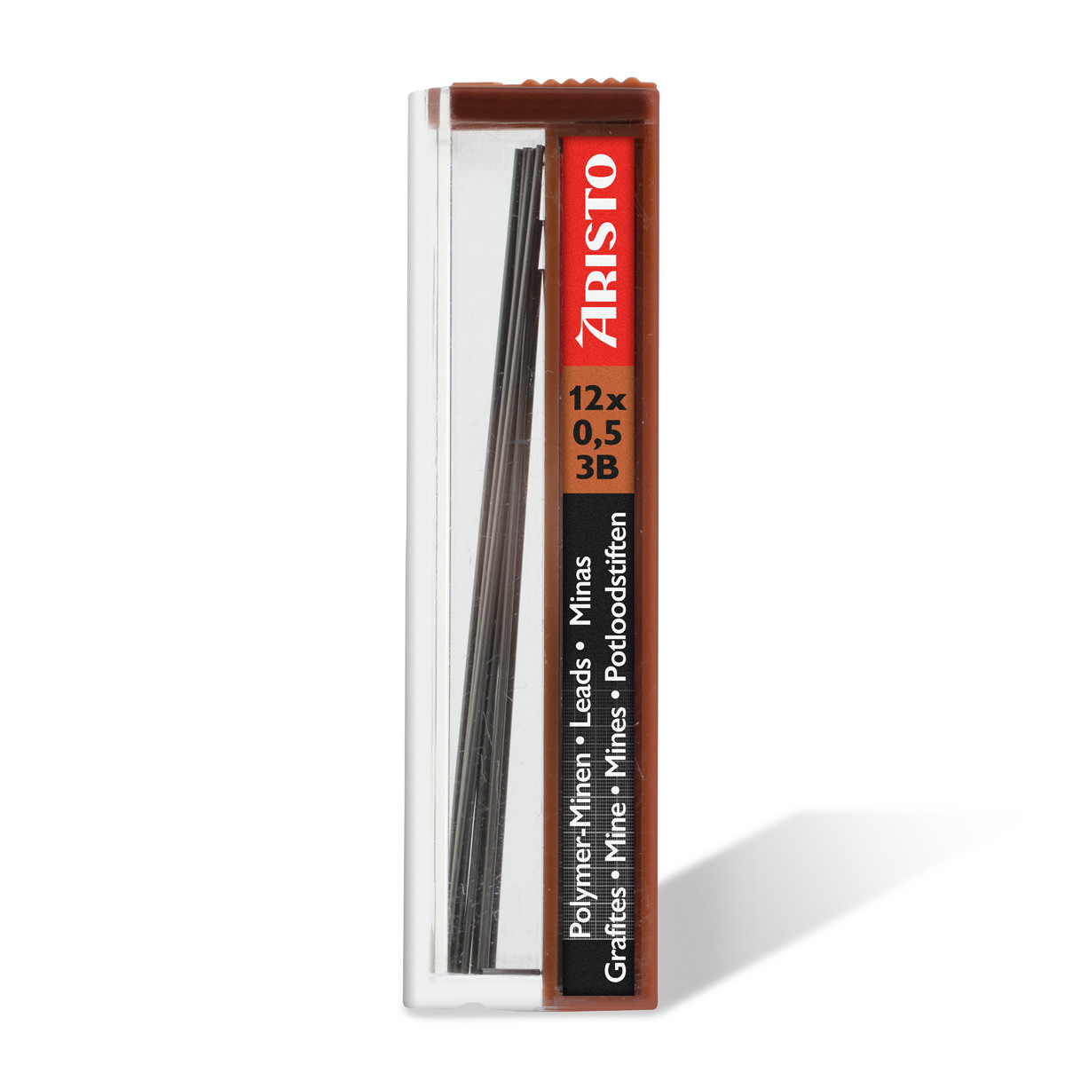 Aristo Feinminen Hi-Polymer 0,5 3B, Dose mit 12 Minen 