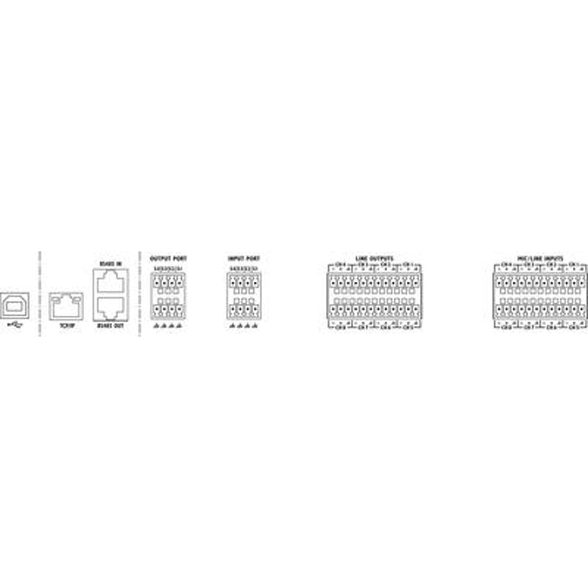 MONACOR DRM-882LAN Digital-8x8-Matrix-Router