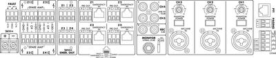 MONACOR PA-40120 4-Zonen-Mono-Mischverstärker
