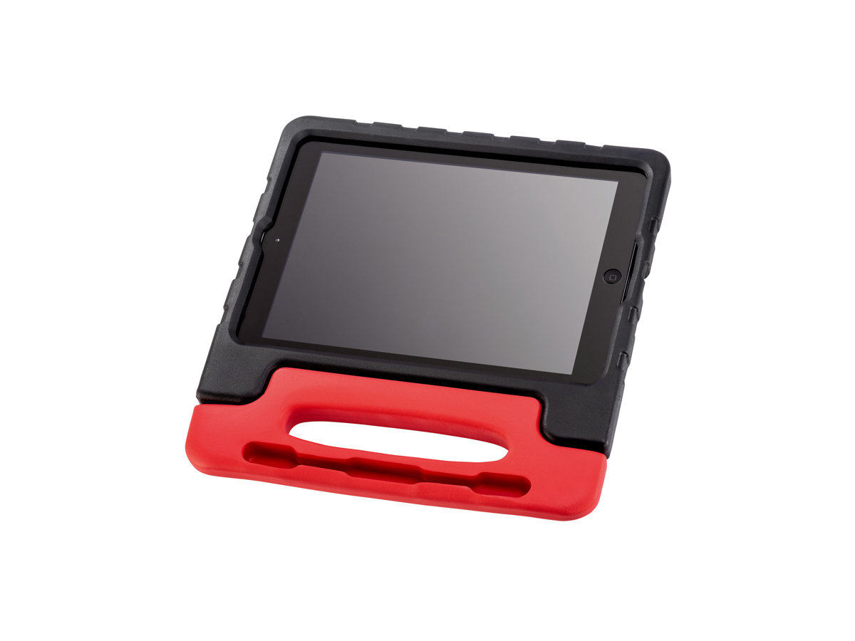 PARAPROJECT®EDUCOVER®+ Schutzhülle schwarz/rot für iPad 10.2'' (7.+8. Gen.) inkl. Aufbewahrung für Pencil