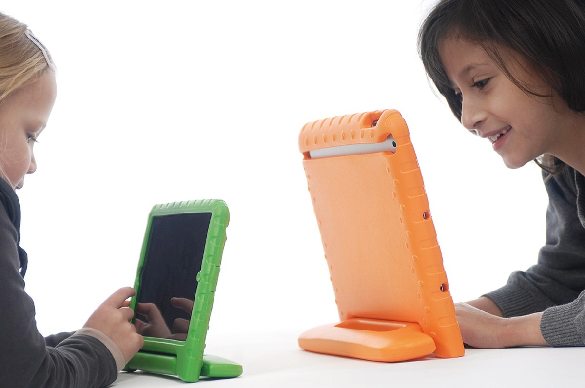 PARAPROJECT® KidsCover für iPad 10.2'' der 9. Generation, Schutzhülle in orange inkl. Stylus
