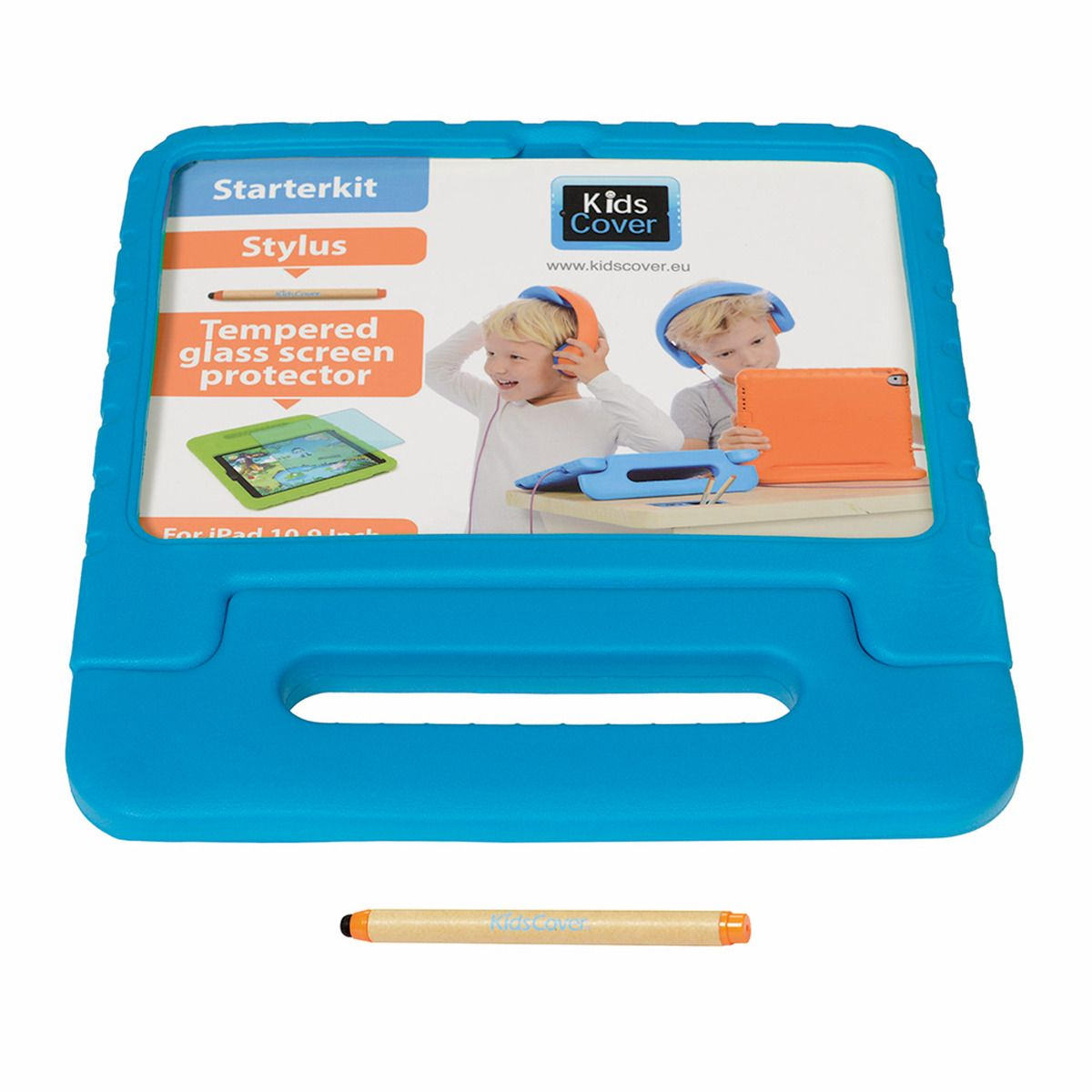 PARAPROJECT® KidsCover für iPad 10.9'' der 10. Generation, Schutzhülle in blau, inkl. Stylus
