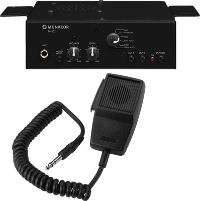 MONACOR PA-302 ELA-Mono-Mischverstärker