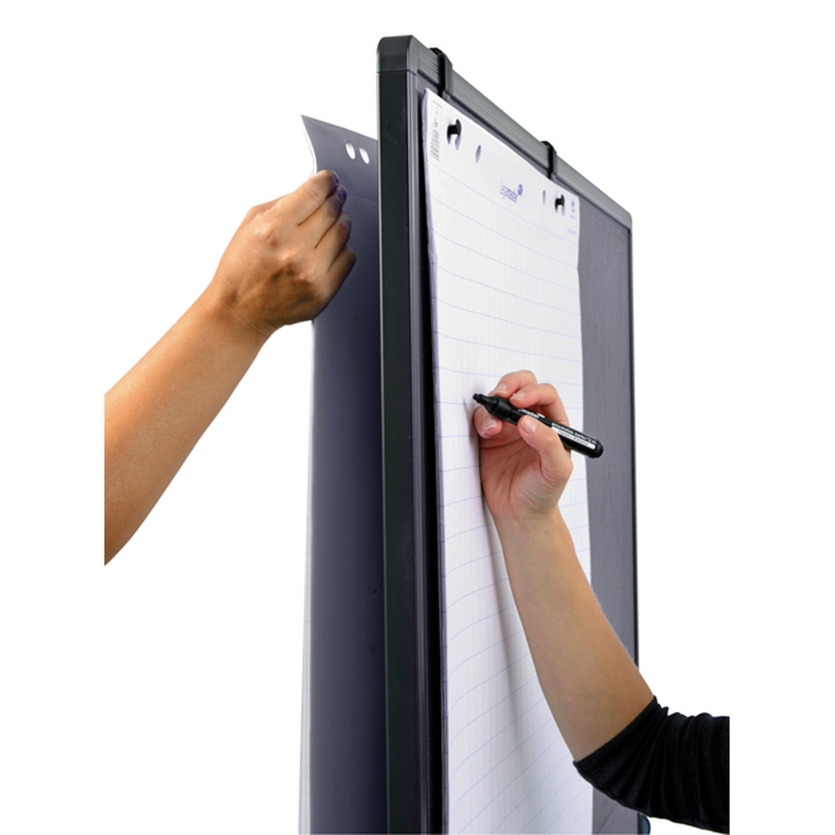Legamaster 7-210710 mobiles Multiboard XL PREMIUM, 120 x 150 cm, grau
