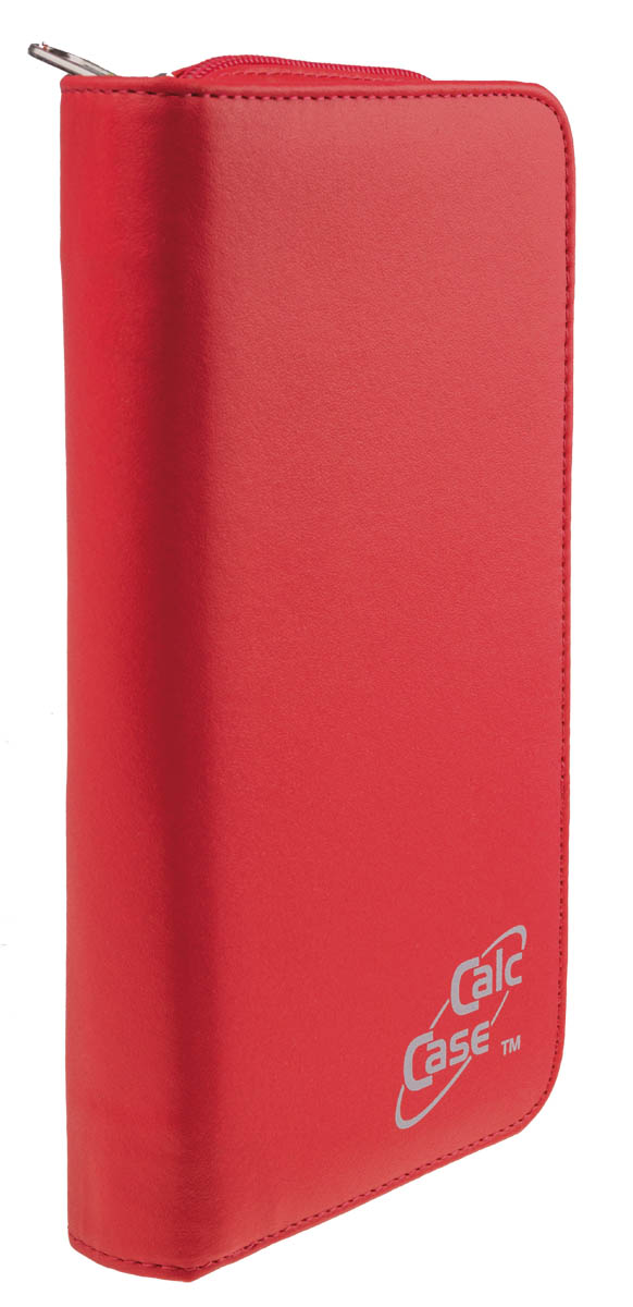 CalcCase Fashion Tasche für Grafiktaschenrechner matt-rot