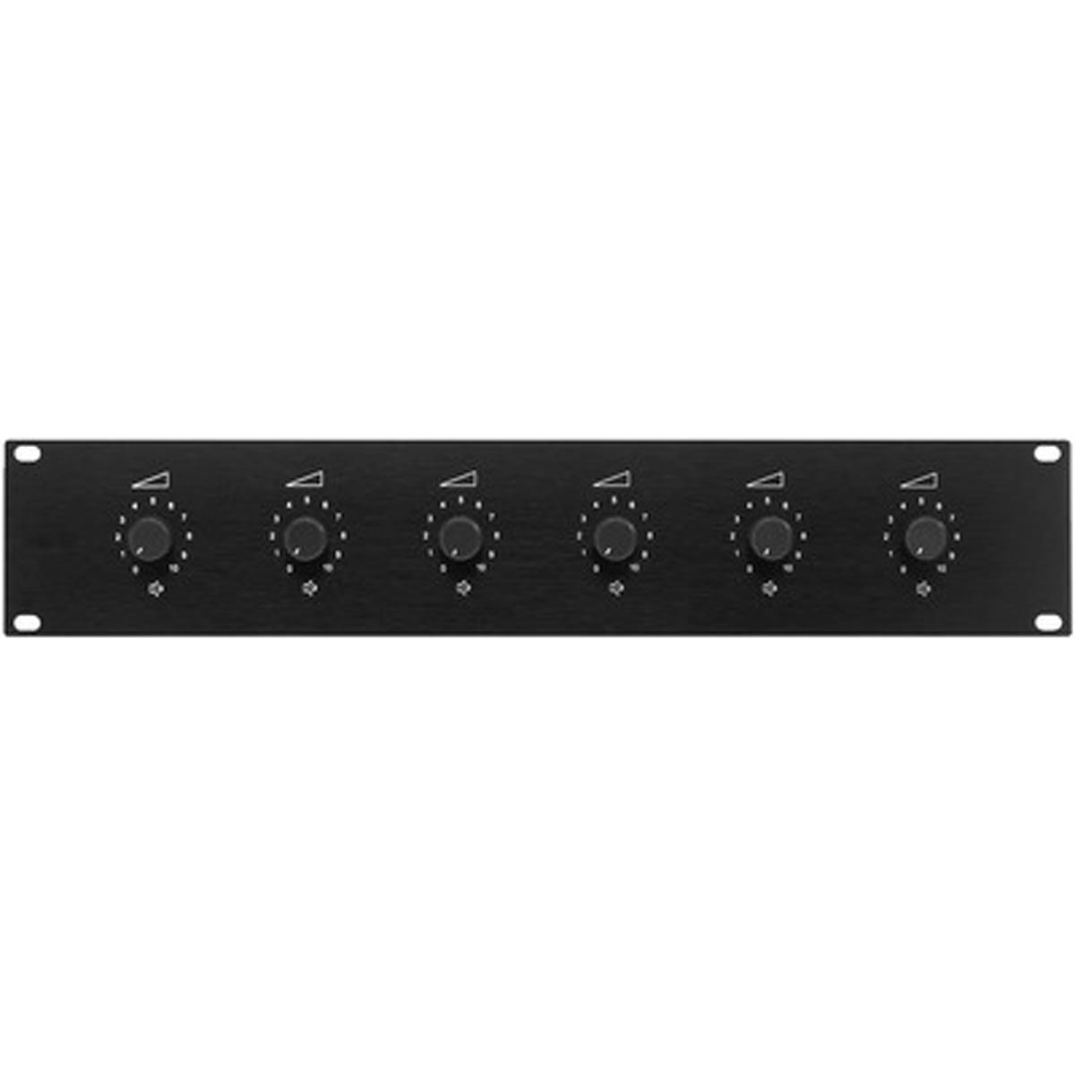 MONACOR ATT-19100 6-fach-ELA-Lautstärkesteller für den 482-mm-Rackeinbau (19'')