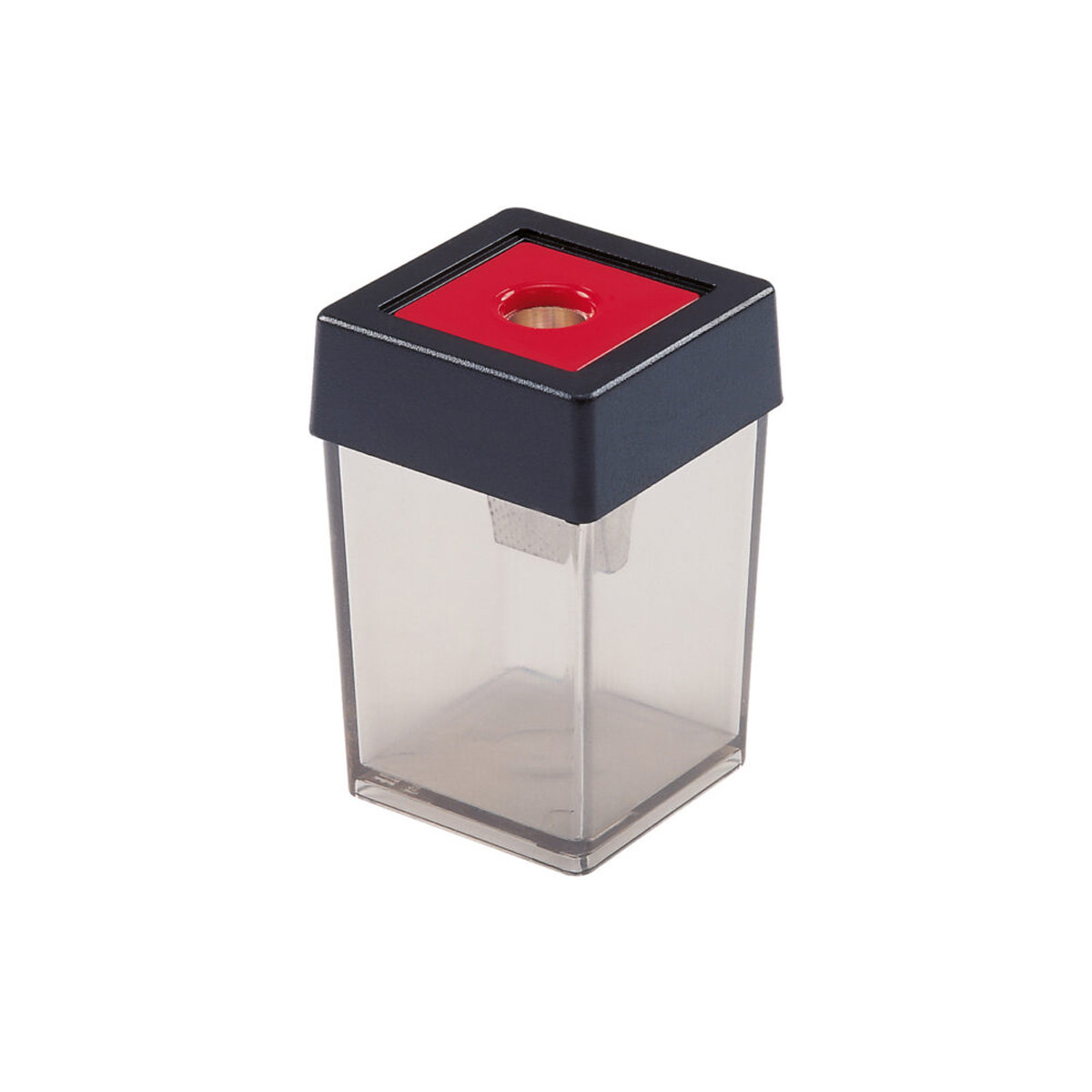 Dahle Dosenspitzer aus Kunststoff, eckig bis 8mm, rot, transparent 
