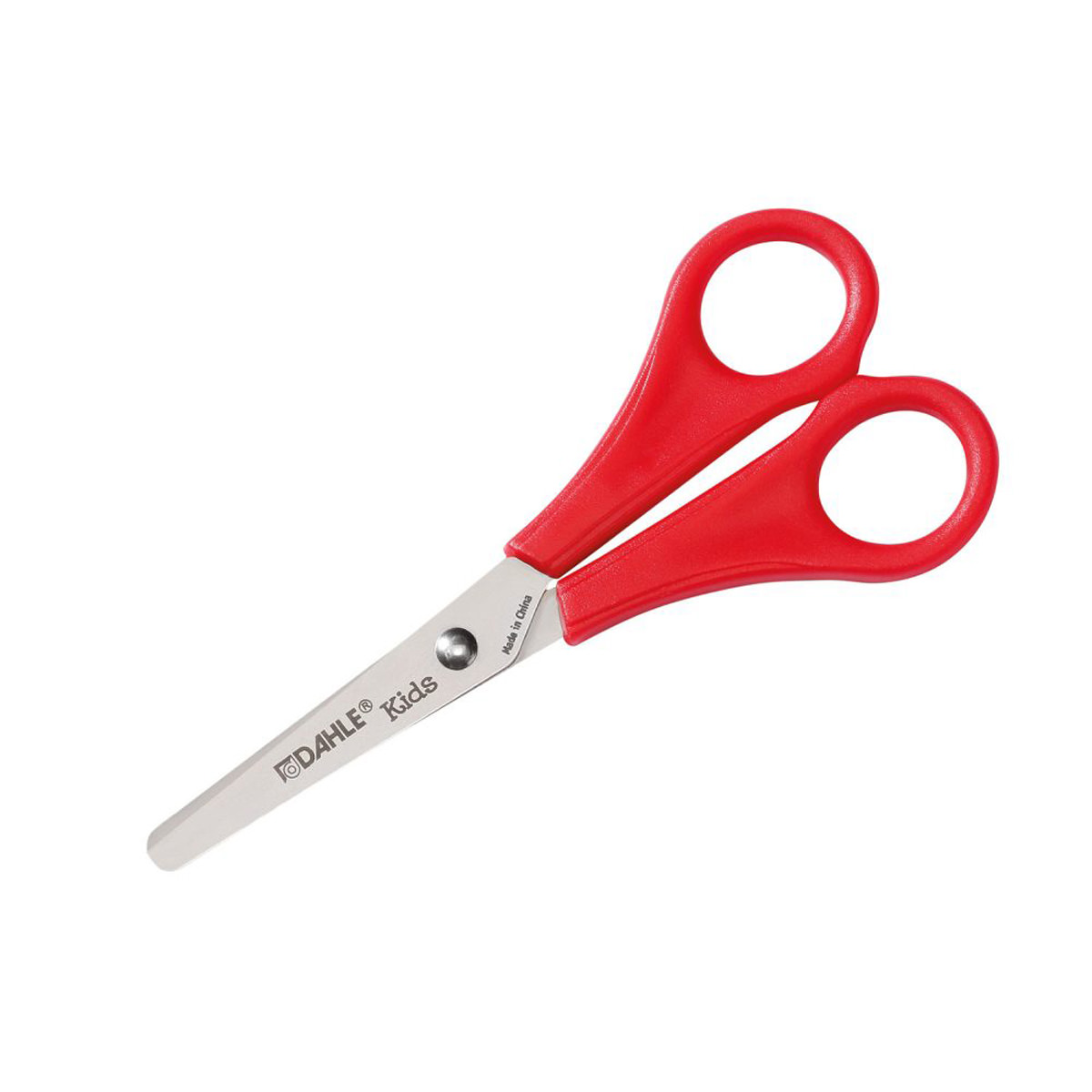 Dahle Kinderschere Kids rund 5 Zoll (13cm), rot, Rechtshänder 