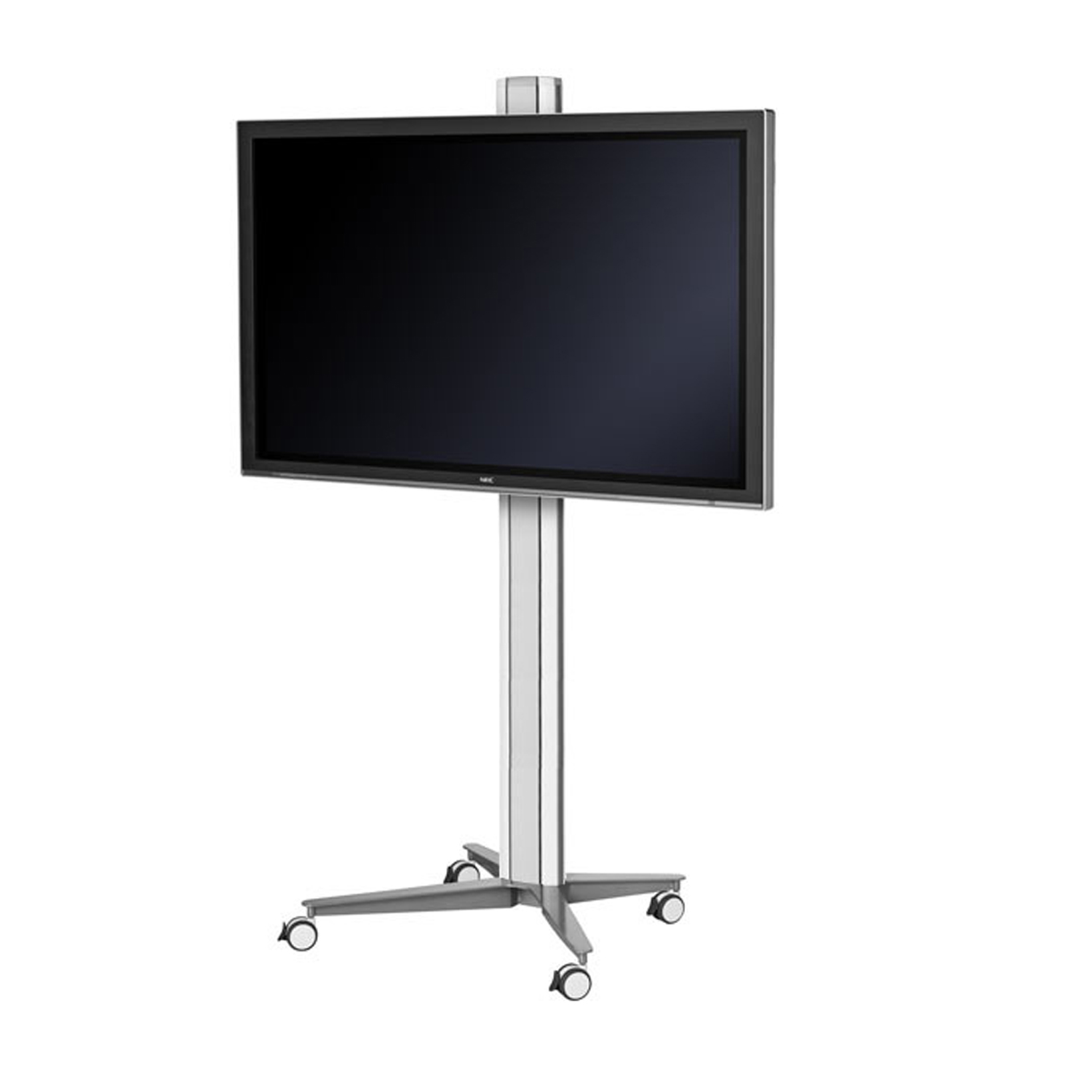 SMS Flatscreen X FH M1105 WS Fahrgestell, höhenverstellbar Rollgestell für Bildschirme bis 50 kg