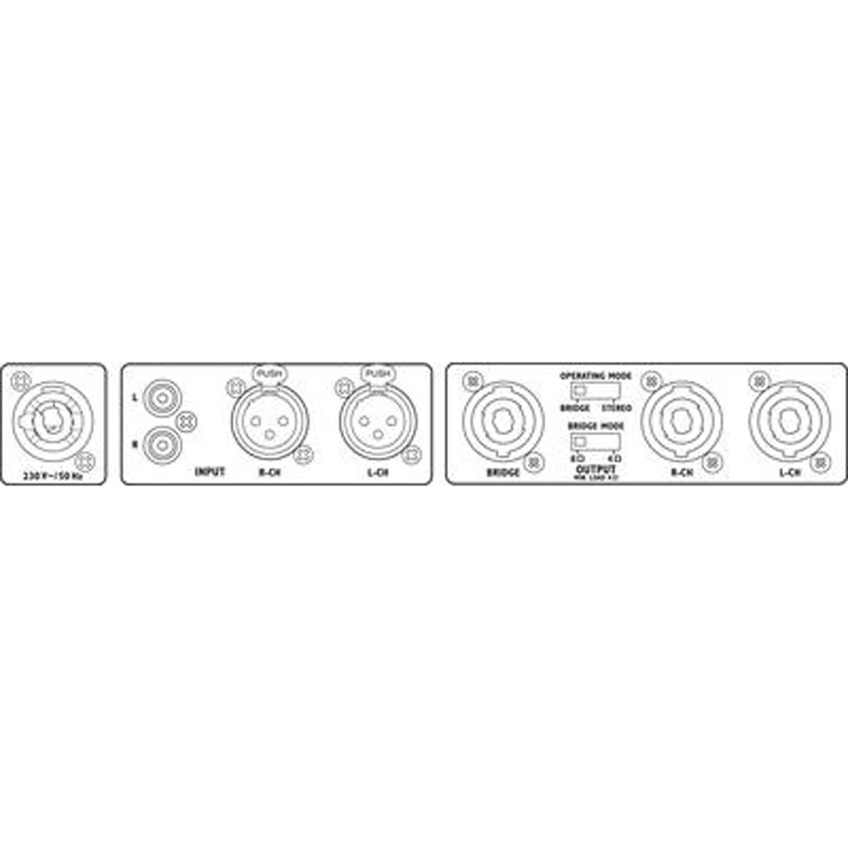 IMG STAGELINE STA-1000D Stereo-PA-Class-D-Verstärker