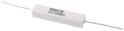 MONACOR LSR-27/10 Hochlast-Zementwiderstand, 2,7 Ω, 10 Watt