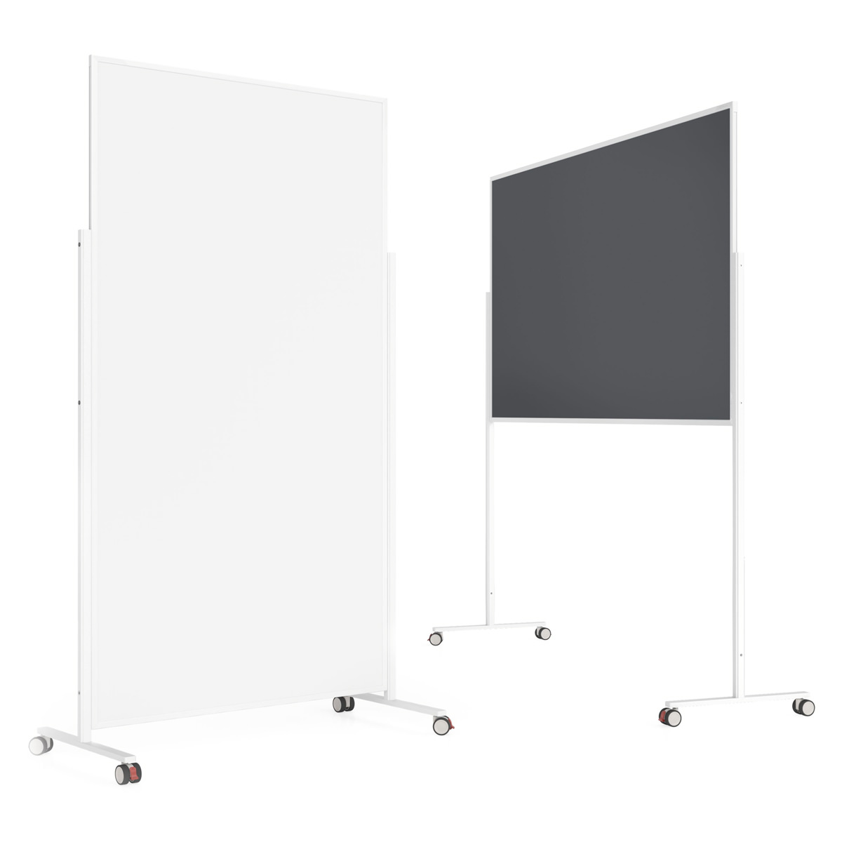 Magnetoplan 1181401 Design Whiteboard VarioPin Filz grau, Rahmen schwarz