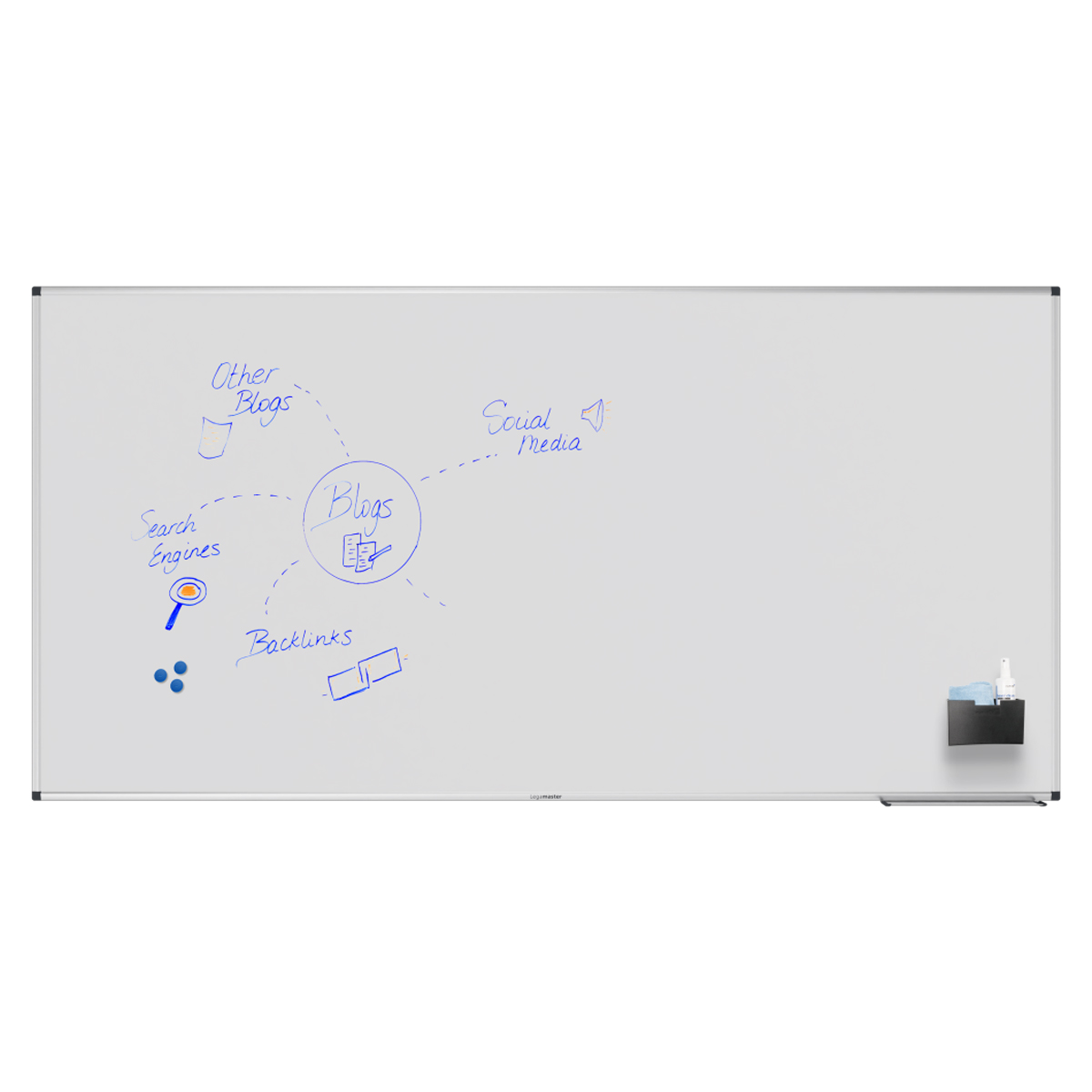 Legamaster 7-108264 Whiteboard UNITE PLUS 200 x 100 cm