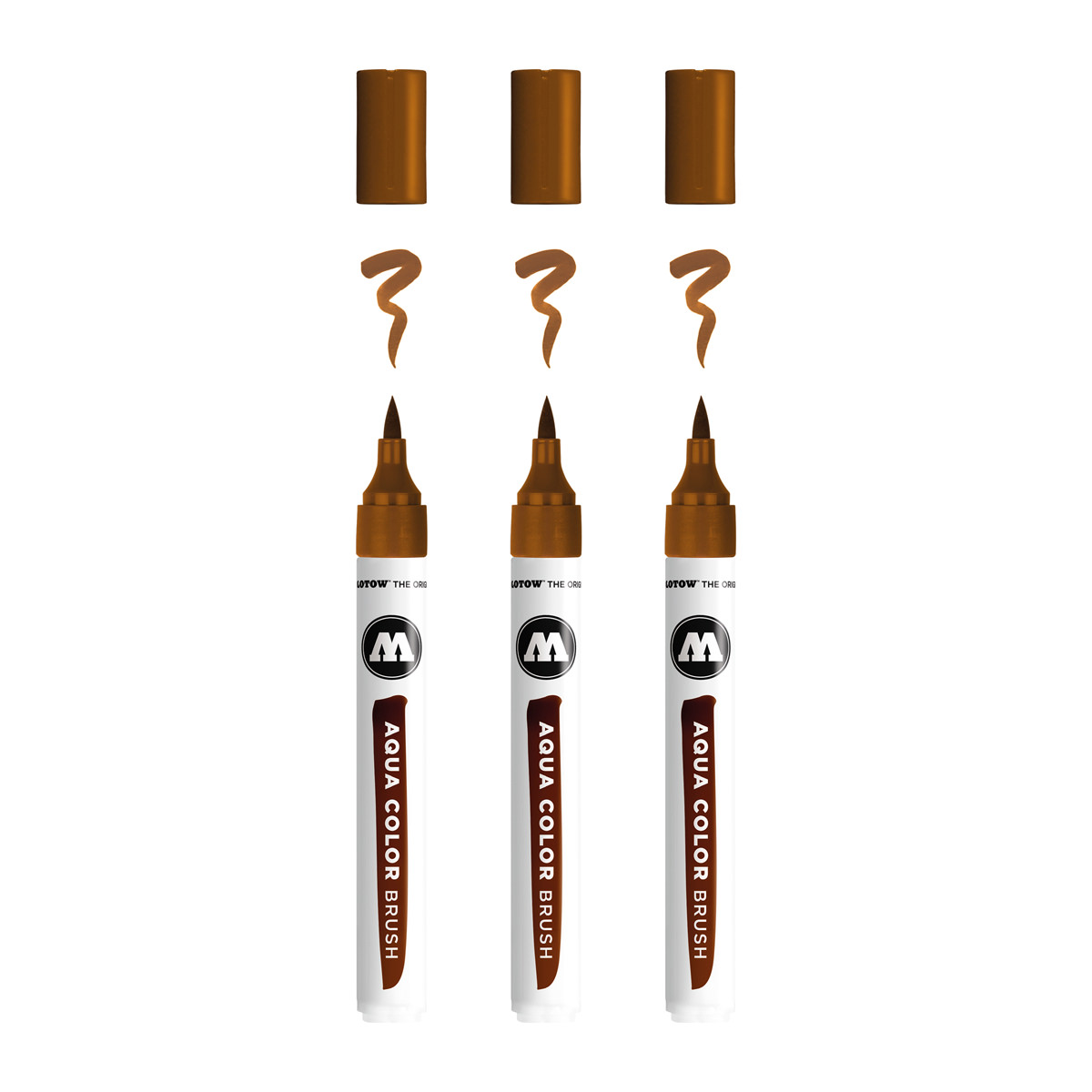 Molotow Marker AQUA COLOR BRUSH Nr. 019, braun 