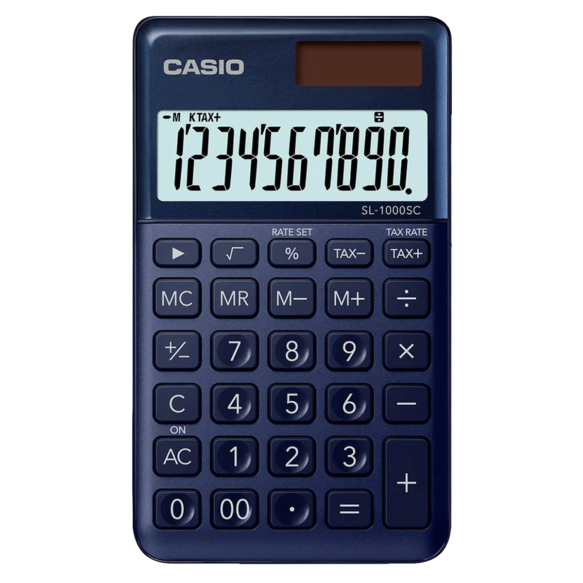 Casio SL-1000 SC NY Taschenrechner in marineblau 