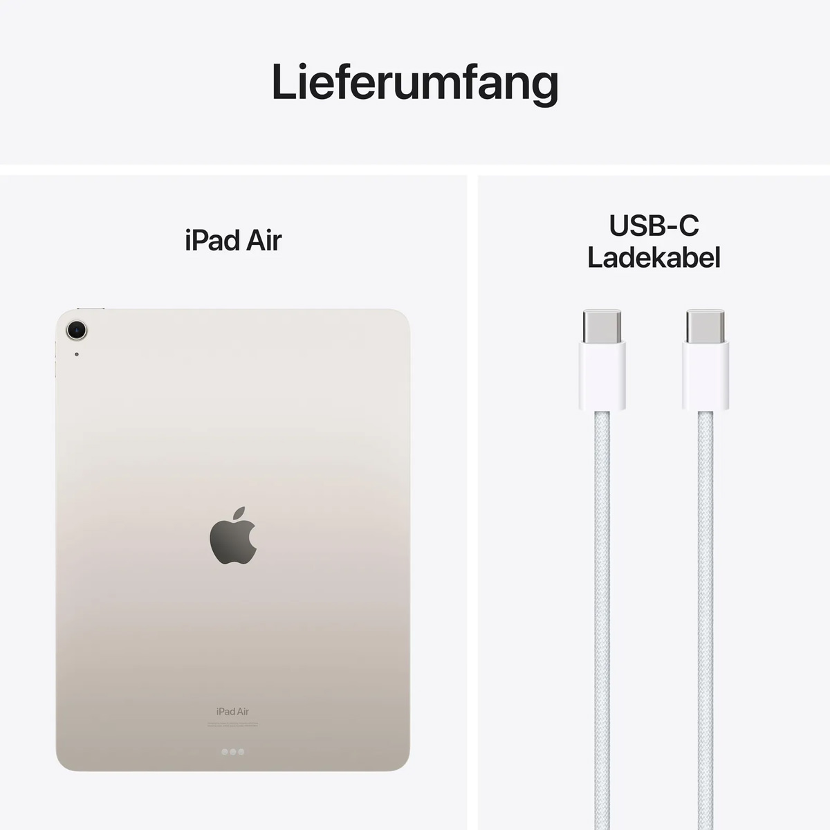 Apple iPad Air 11 (27,94cm) 6. Generation Wi-Fi 128 GB Polarstern