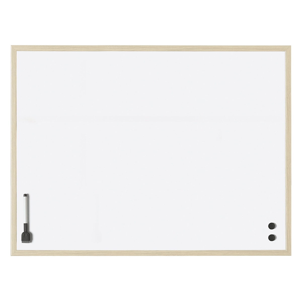 Magnetoplan 121927 Whiteboard mit Holz-Rahmen 80 x 60cm