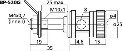 MONACOR BP-520G High-End-LS-Polklemmen-Paar