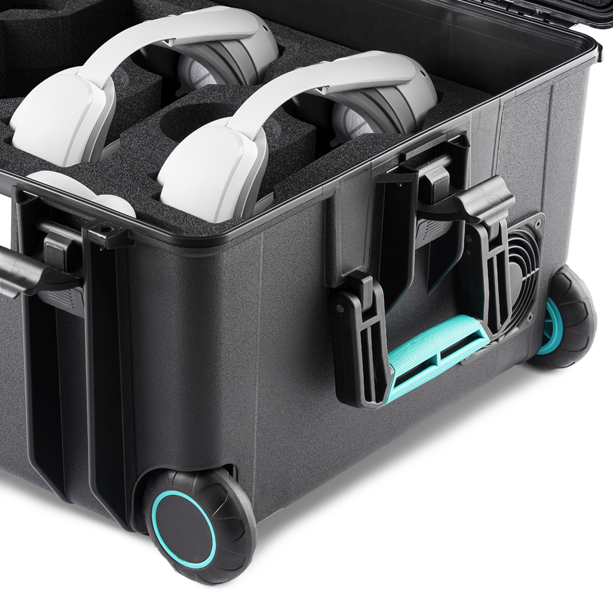 Formcase Transformer Case T4-VR - USB-C Charge Only für bis zu 4 VR-Brillen + Controller