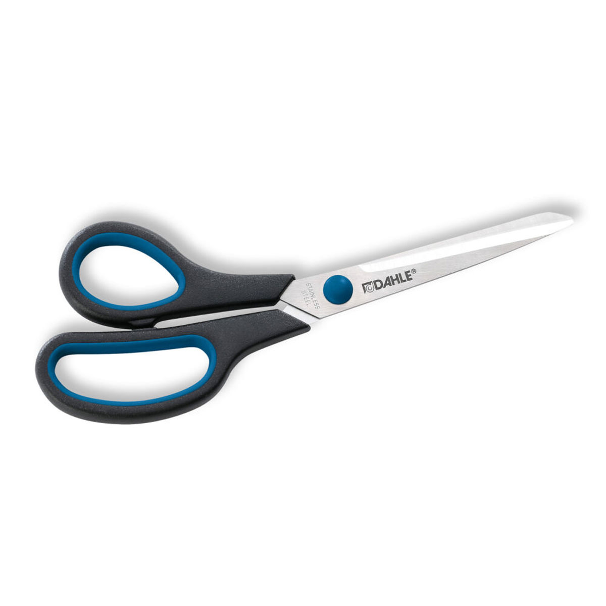 Dahle Office Comfort-Grip Papierschere 8 Zoll = 20 cm, Linkshand, Softgriffe 