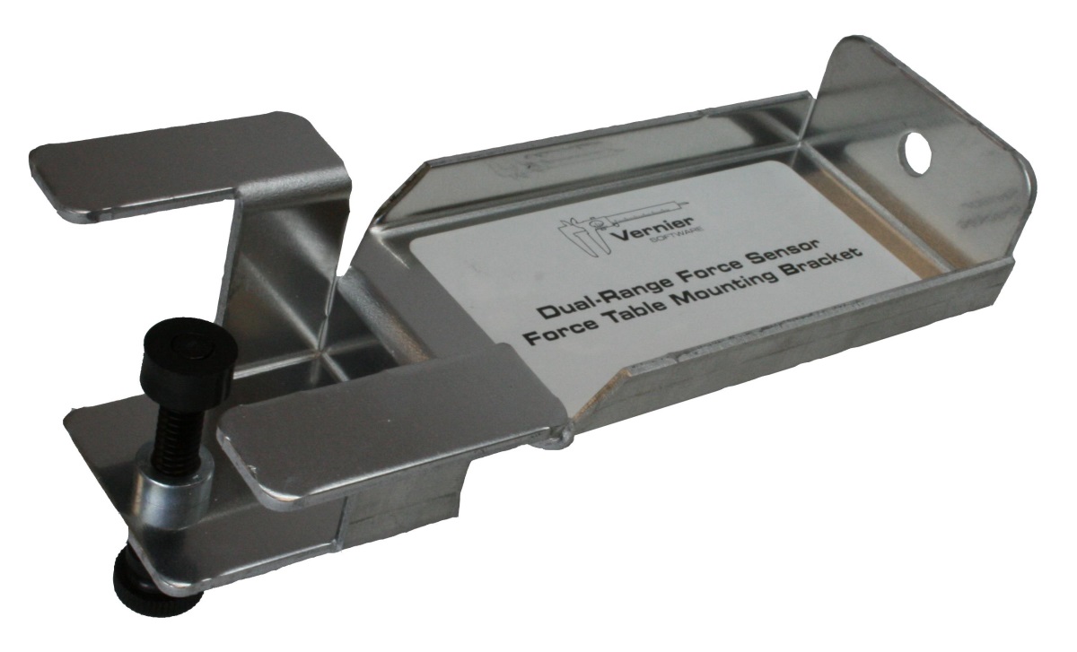 Vernier Tisch-Kraft-Adapter (FTA-DFS) zur Fixierung des Zweibereichskraftsensors am Dynamischen Schienensystem für Vektor-Experimente
