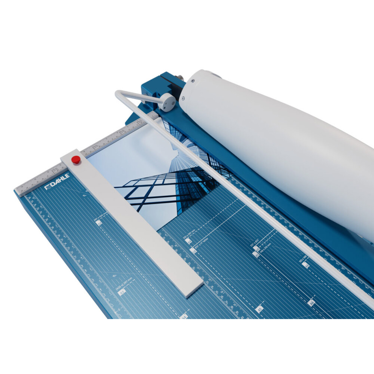 Dahle Hebel-Schneidemaschine 567 550 mm A3, 35 Blatt, Bügelpressung 