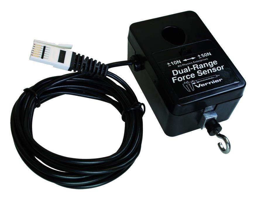 Vernier Kraftsensor (2 Bereiche: Zug- und Druckkräfte) (DFS-BTA) von Vernier Messbereich: +/-50N / Auflösung: 0,01N