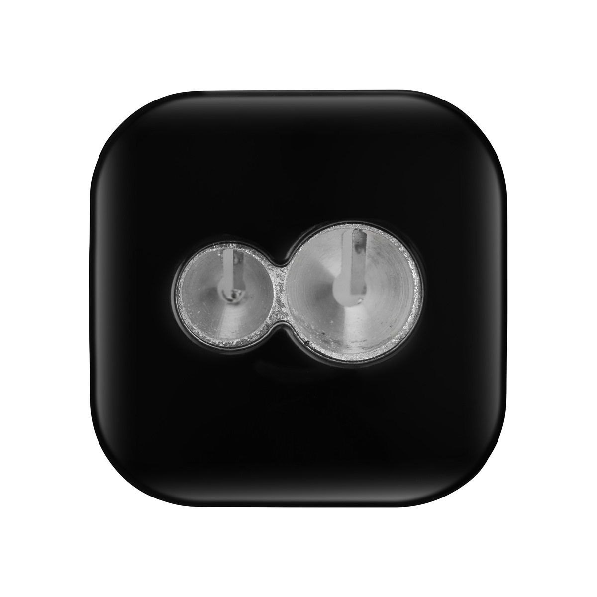 Aristo Dosenspitzer doppelt, Auffangdose transparent mit Deckel in schwarz 