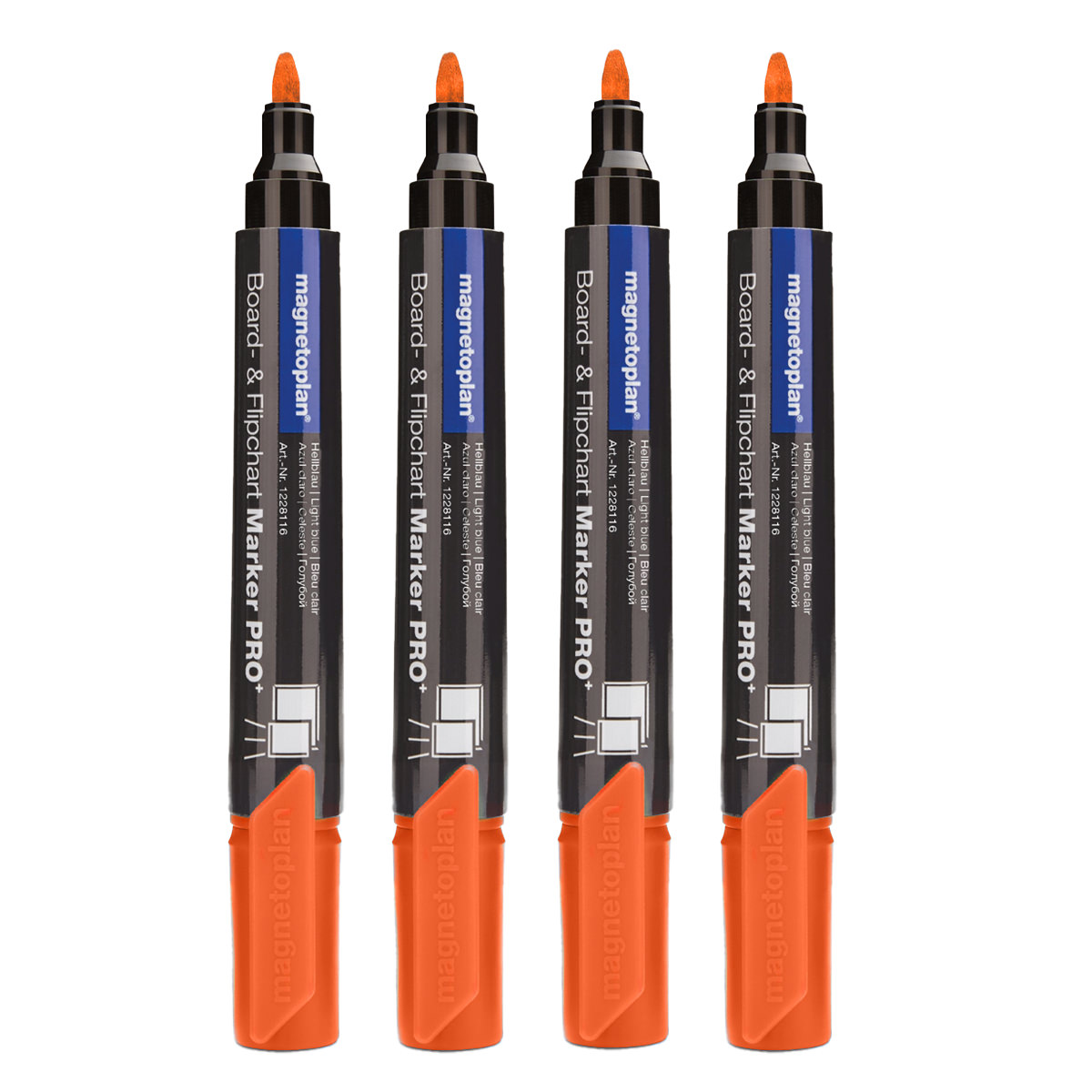 Magnetoplan 12281144 Board- und Flipchartmarker PRO+ orange