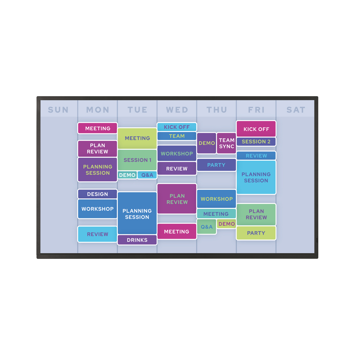 Sharp PN-HY551 55" (140cm) LCD-Display 4K UHD, 500cd/m²